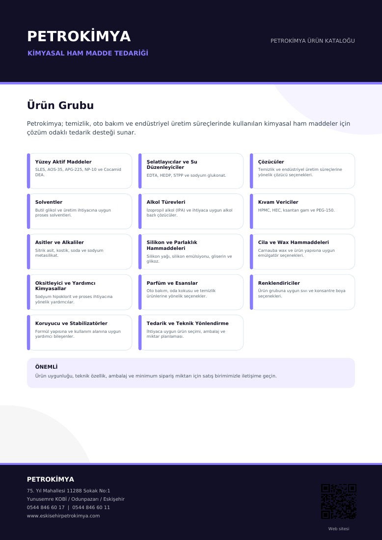 Katalog ürün listesini görüntüle