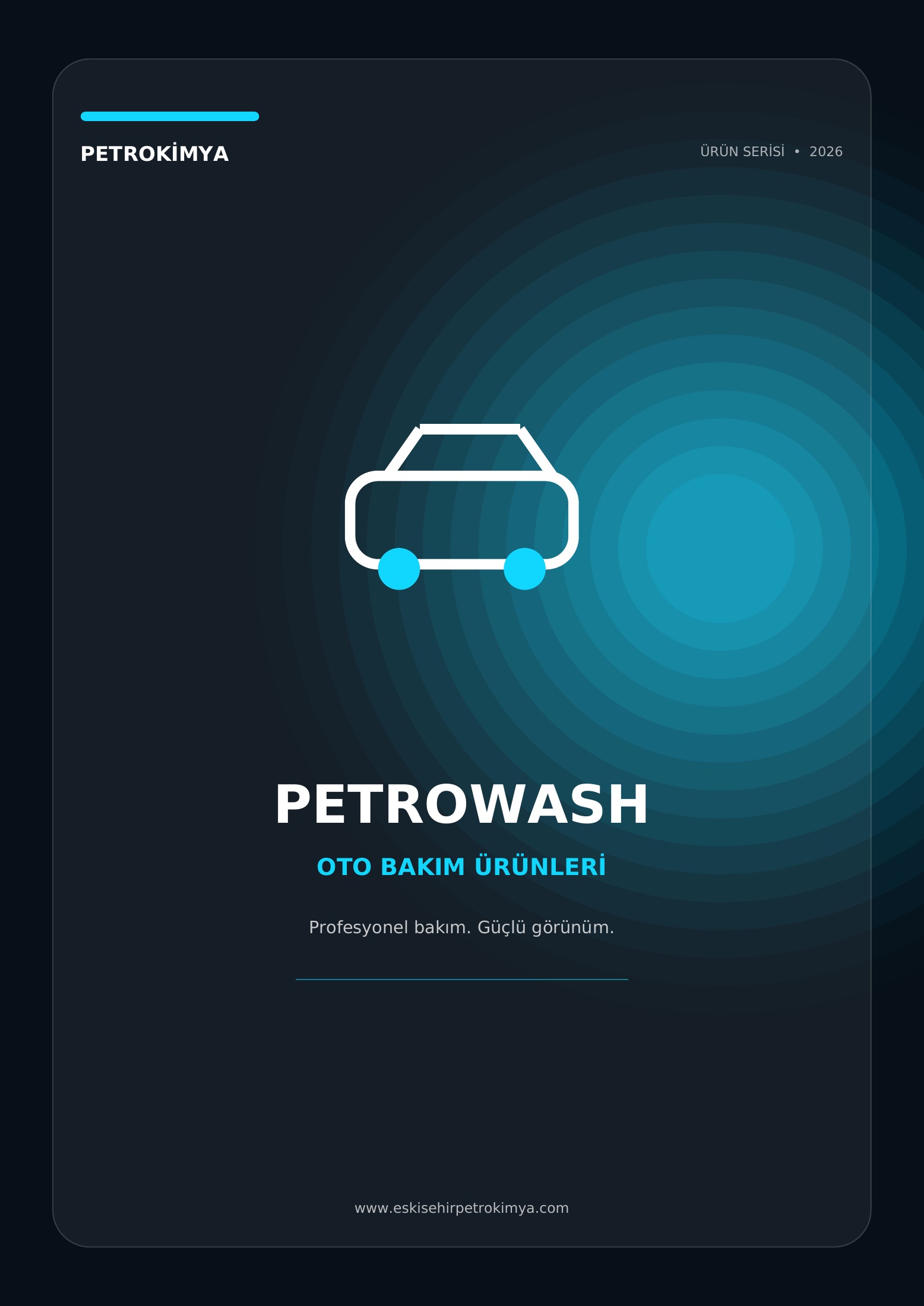 Petrowash Oto Bakım Ürünleri katalog kapağı