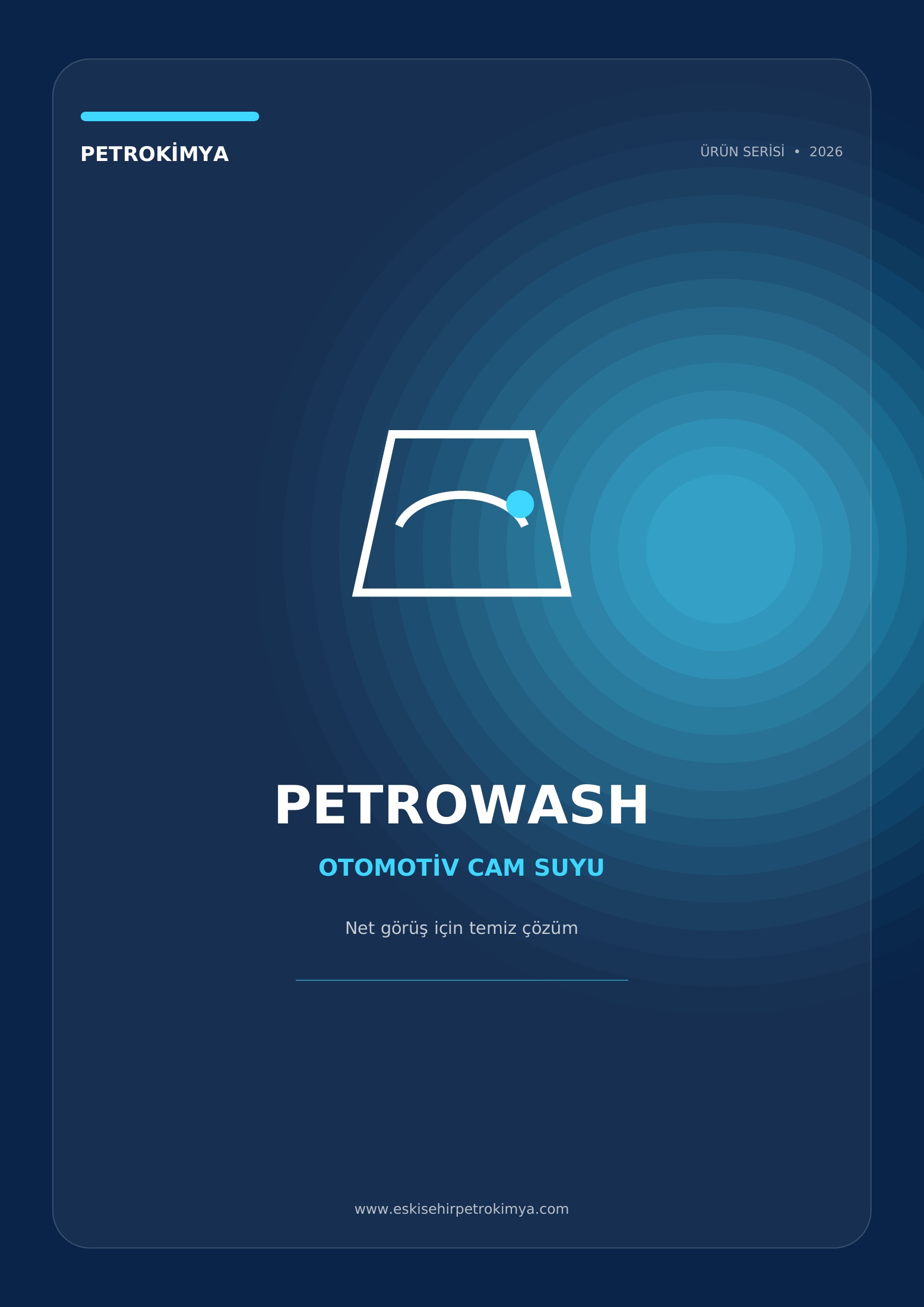 Petrowash Oto Cam Suyu katalog kapağı